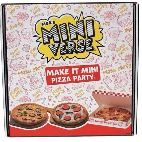 MGA's Miniverse Make It Mini Food Pizza Party Sunny Bros Pizza BRAND NEW - Picture 2 of 4